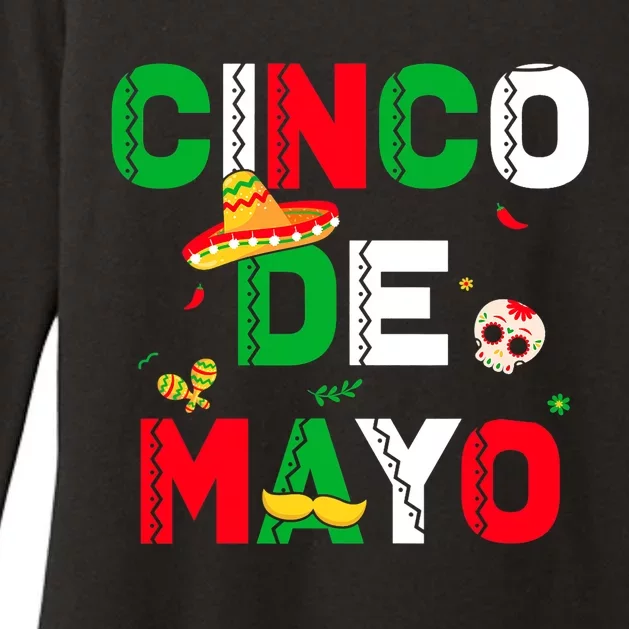 Cinco De Mayo Mexican Sombrero Fiesta Party Men Women Womens CVC Long Sleeve Shirt