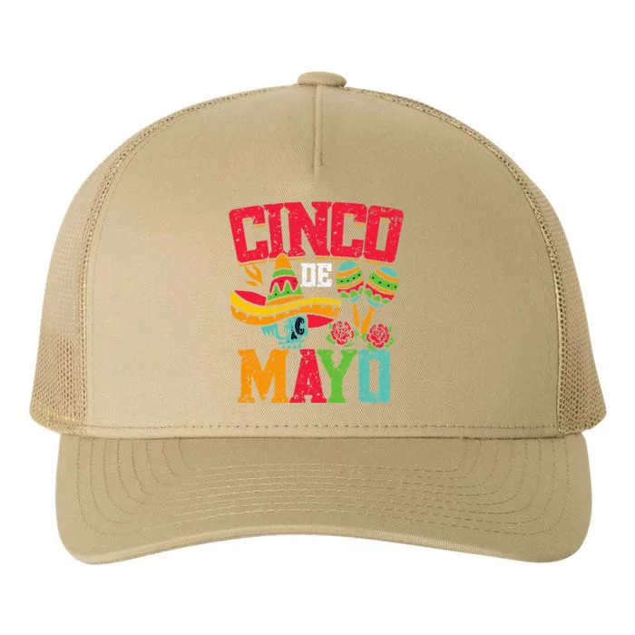 Cinco De Mayo Mexican Mexican Fiesta 5 De Mayo Yupoong Adult 5-Panel Trucker Hat