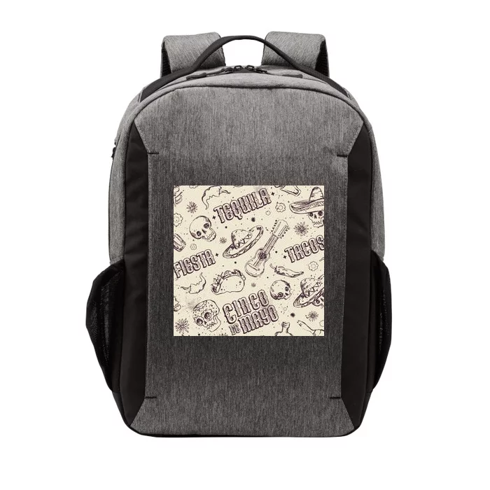 Cinco De Mayo Fiesta Pattern Vector Backpack