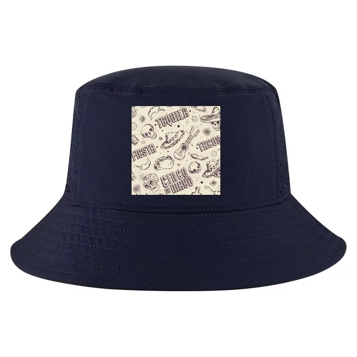 Cinco De Mayo Fiesta Pattern Cool Comfort Performance Bucket Hat