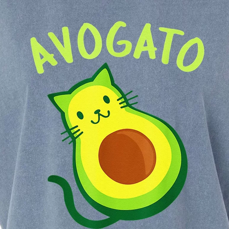 Cinco De Mayo Funny Avocado Mexico Meow Avogato Cat Tees Garment-Dyed Women's Muscle Tee