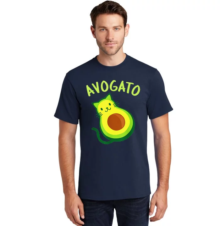 Cinco De Mayo Funny Avocado Mexico Meow Avogato Cat Tees Tall T-Shirt