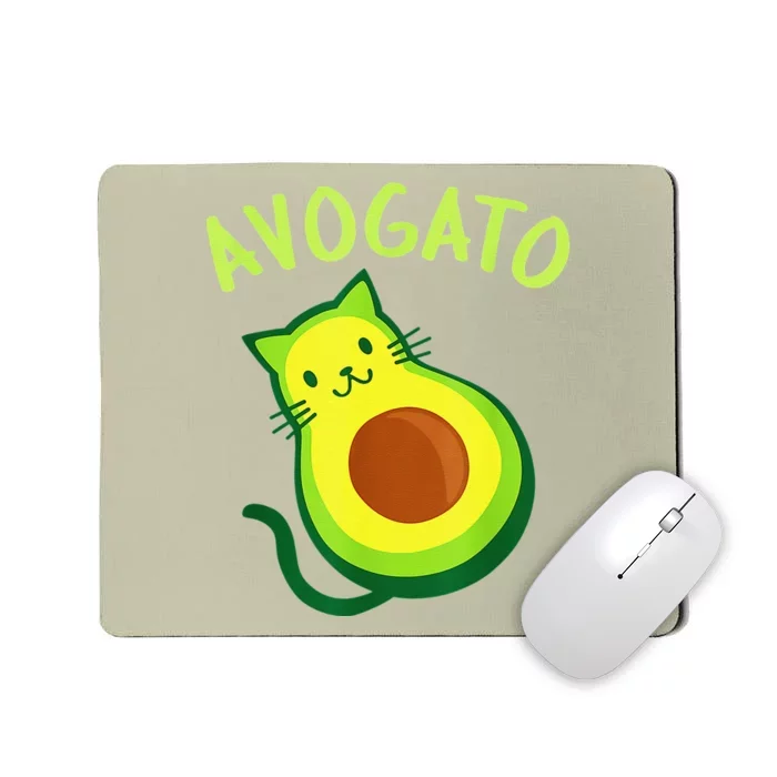 Cinco De Mayo Funny Avocado Mexico Meow Avogato Cat Tees Mousepad