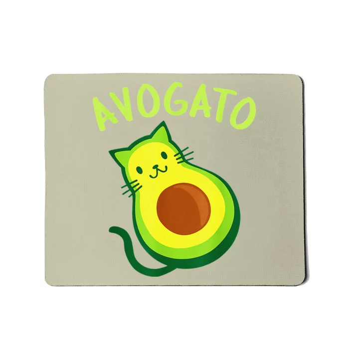 Cinco De Mayo Funny Avocado Mexico Meow Avogato Cat Tees Mousepad