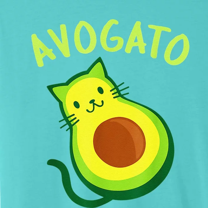 Cinco De Mayo Funny Avocado Mexico Meow Avogato Cat Tees ChromaSoft Performance T-Shirt