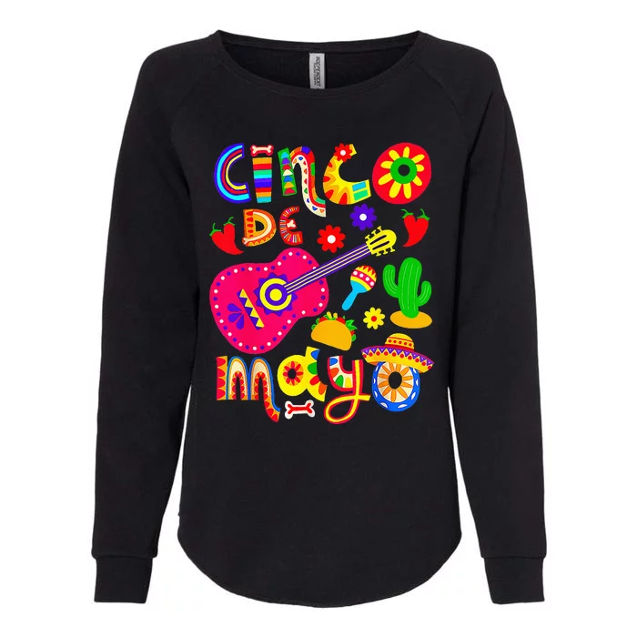 Cinco De Mayo Mexican Fiesta 5 De Mayo Womens California Wash Sweatshirt