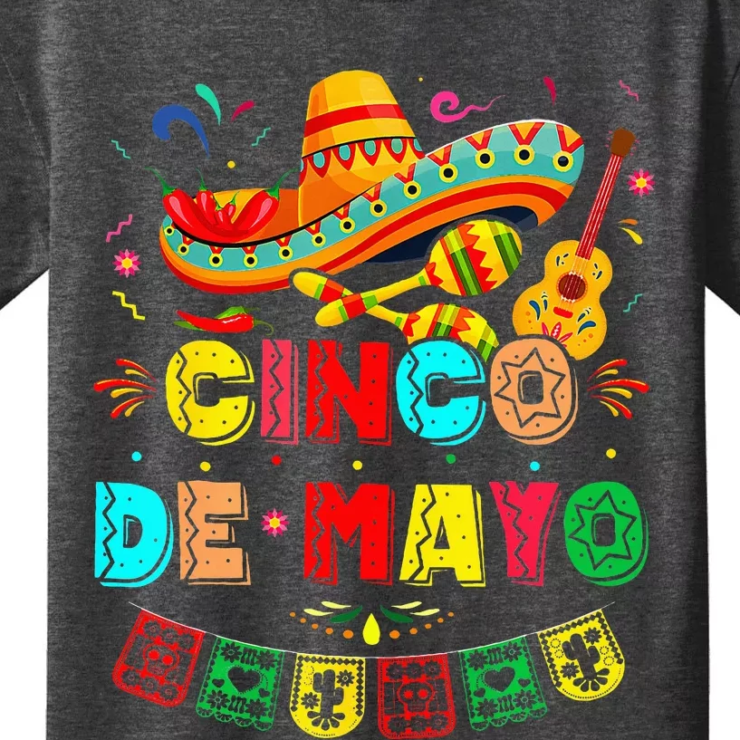 Cinco De Mayo Mexican Fiesta 5 De Mayo Kids T-Shirt