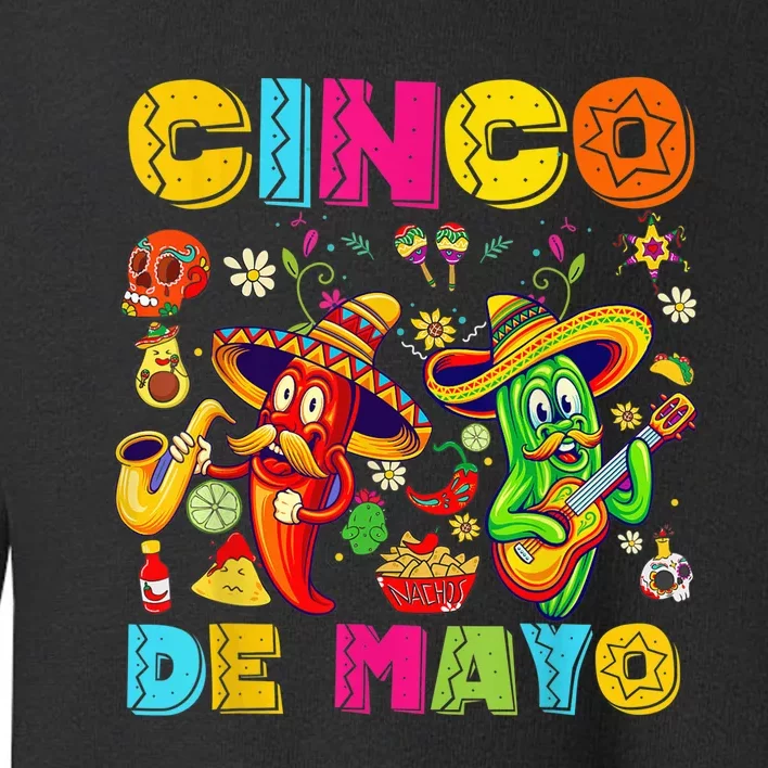 Cinco De Mayo Shirt Mexican Fiesta 5 De Mayo Wo  girl Toddler Sweatshirt