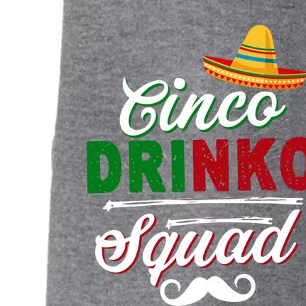 Cinco De Mayo Party Cinco O Squad O De Mayo Gift Doggie 3-End Fleece Hoodie