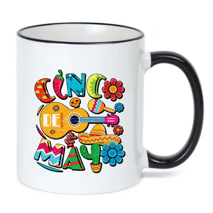 Cinco De Mayo Mexican Fiesta 5 De Mayo Black Color Changing Mug