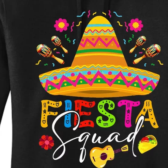 Cinco De Mayo Fiesta Squad Women's Pullover Hoodie