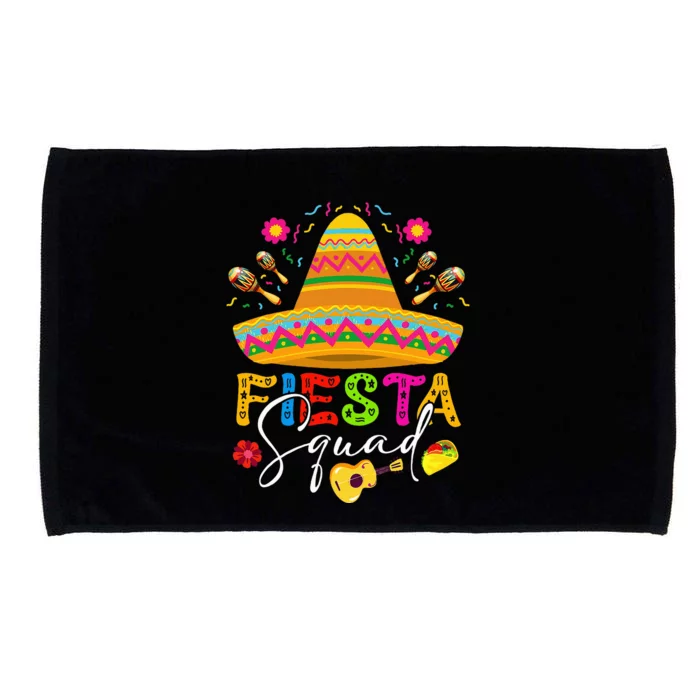 Cinco De Mayo Fiesta Squad Microfiber Hand Towel