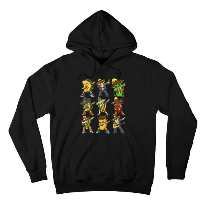 Cinco De Mayo Party Taco Dabbing Mexican Mariachi Burrito Tall Hoodie