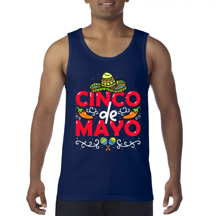 Cinco De Mayo Funny Tank Top