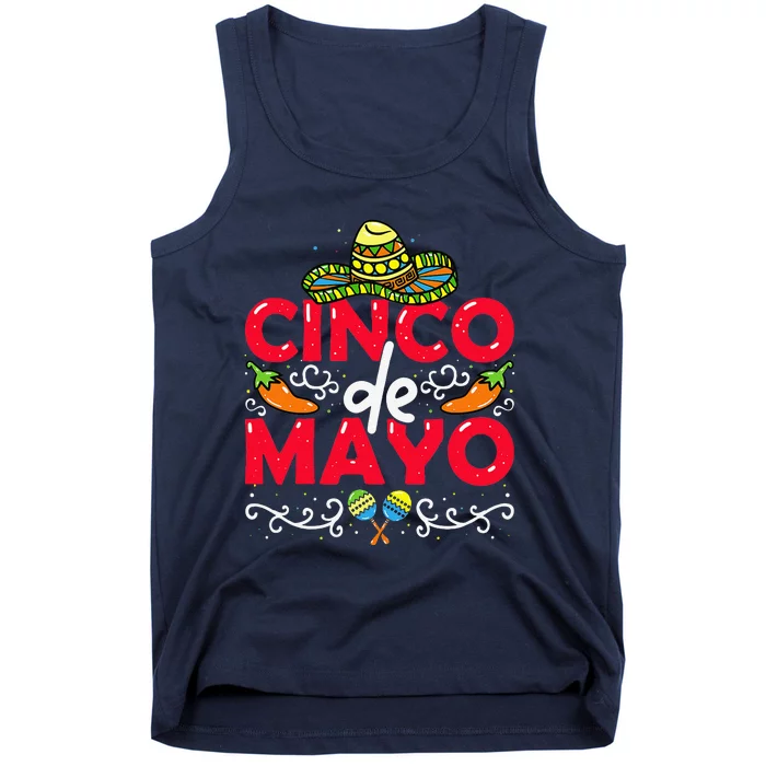 Cinco De Mayo Funny Tank Top