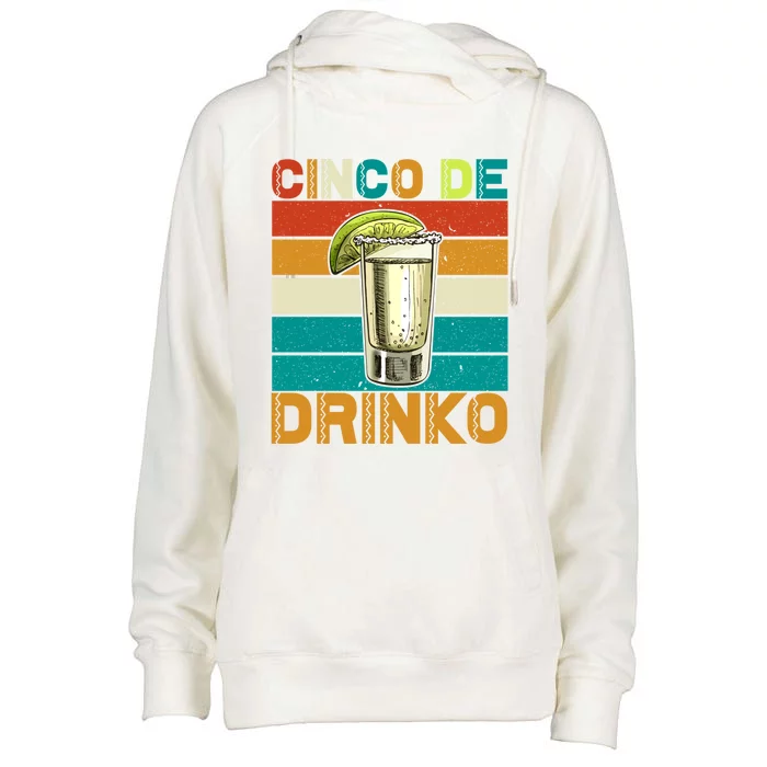 Cinco De Mayo Party Gift Funny Cinco De O Party Gift Womens Funnel Neck Pullover Hood