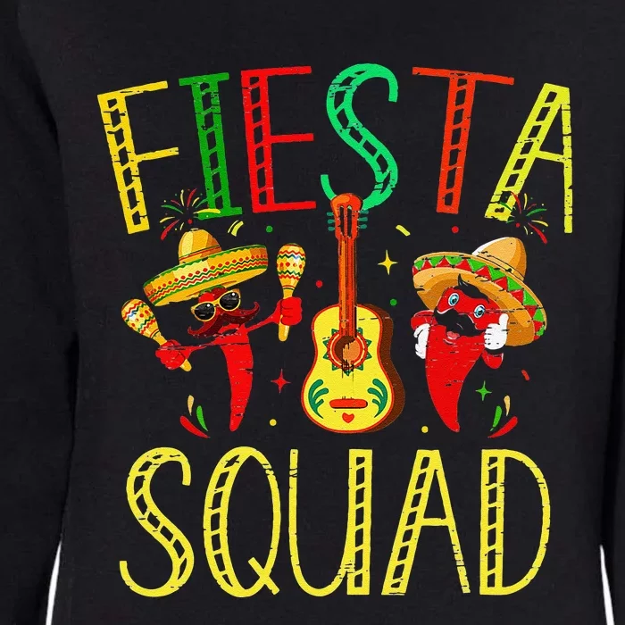 Cinco De Mayo Guacamole Fiesta Squad Mexican American Womens California Wash Sweatshirt