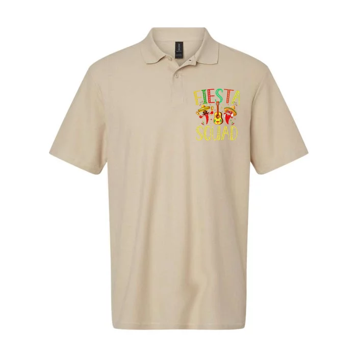 Cinco De Mayo Guacamole Fiesta Squad Mexican American Softstyle Adult Sport Polo