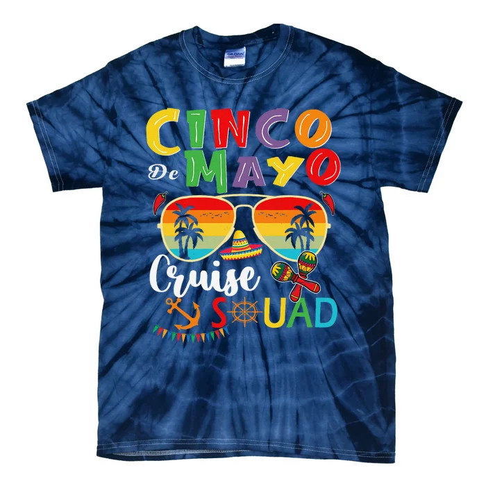 Cinco De Mayo Cruise Squad 2024 Summer Vacation Tie-Dye T-Shirt