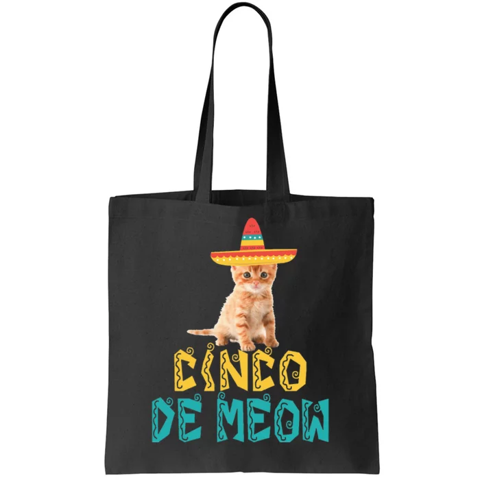 Cinco De Mayo Meow Cat Classic Tote Bag