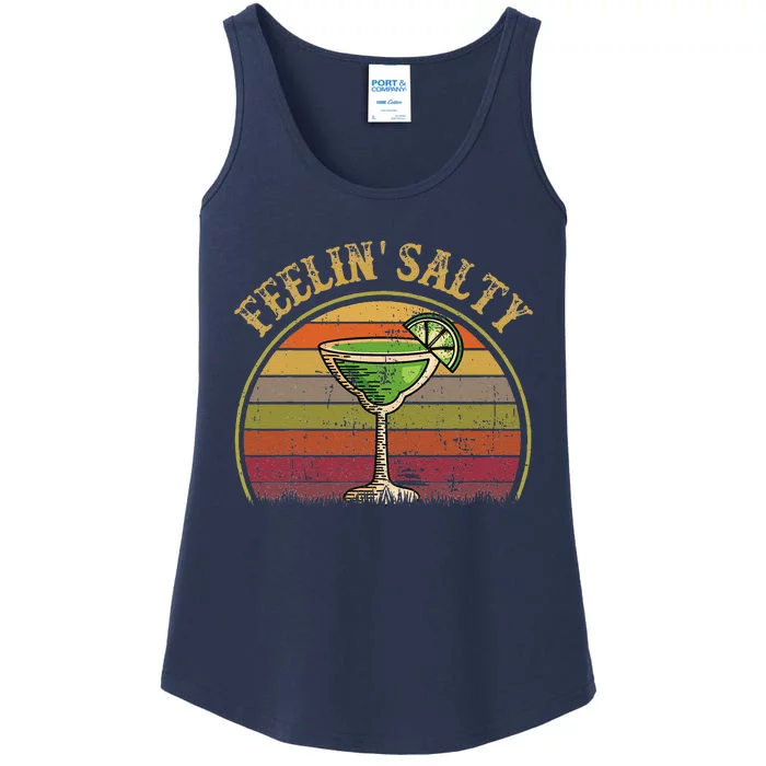 Cinco De Mayo Feeling Salty Funny Gift Margarita Ladies Essential Tank