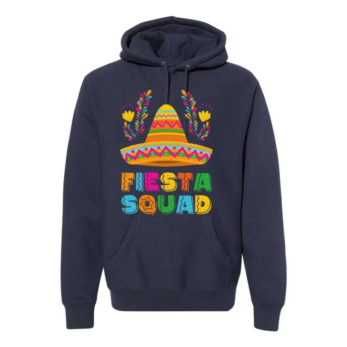 Cinco De Mayo Fiesta Squad Family Matching Group Premium Hoodie