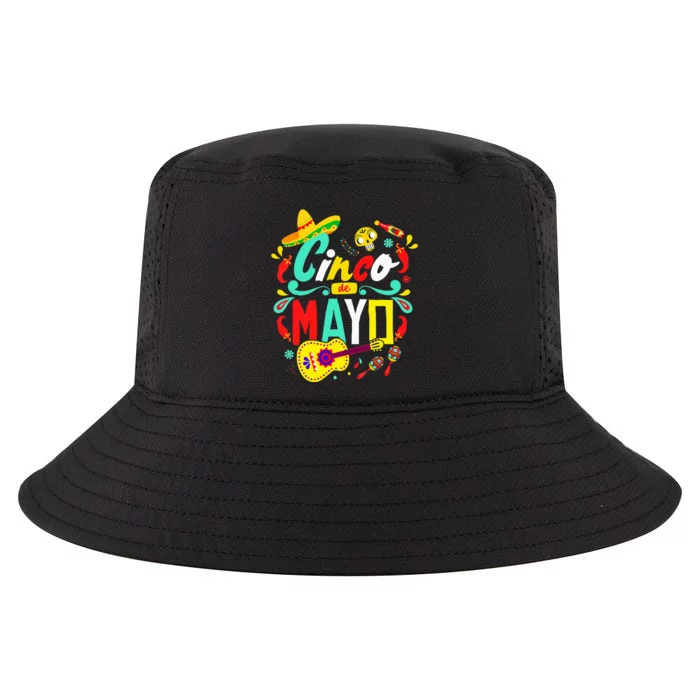 Cinco De Mayo Mexican Fiesta 5 De Mayo Cool Comfort Performance Bucket Hat