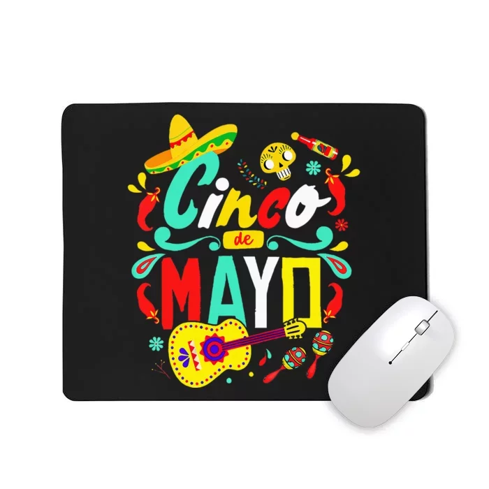 Cinco De Mayo Mexican Fiesta 5 De Mayo Mousepad