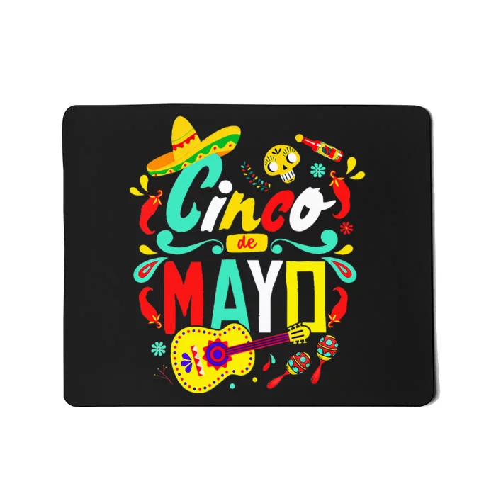 Cinco De Mayo Mexican Fiesta 5 De Mayo Mousepad