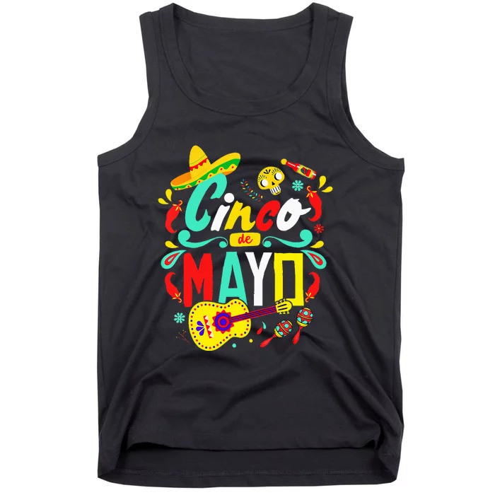 Cinco De Mayo Mexican Fiesta 5 De Mayo Tank Top