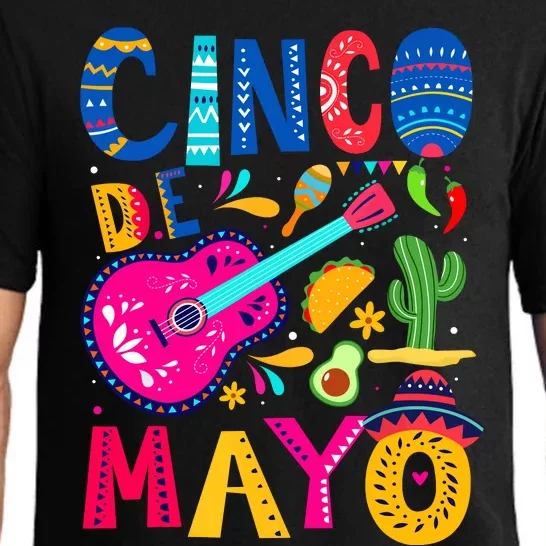 Cinco De Mayo Mexican Fiesta 5 De Mayo Funny Mexican Party Pajama Set