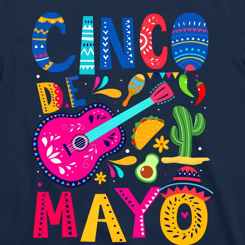 Cinco De Mayo Mexican Fiesta 5 De Mayo Funny Mexican Party T-Shirt