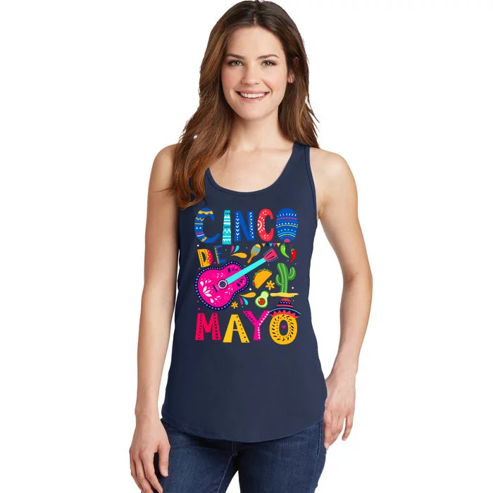 Cinco De Mayo Mexican Fiesta 5 De Mayo Funny Mexican Party Ladies Essential Tank