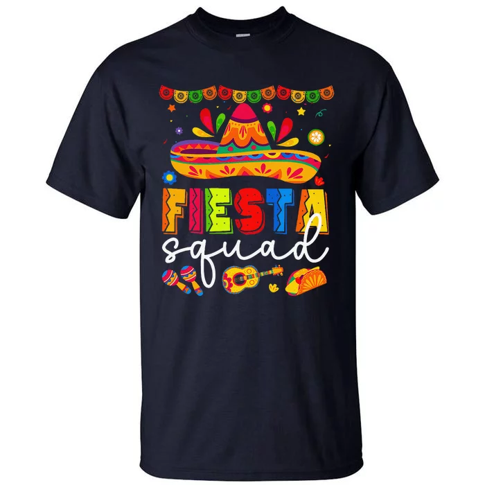 Cinco De Mayo Fiesta Squad Family Matching Group Tall T-Shirt