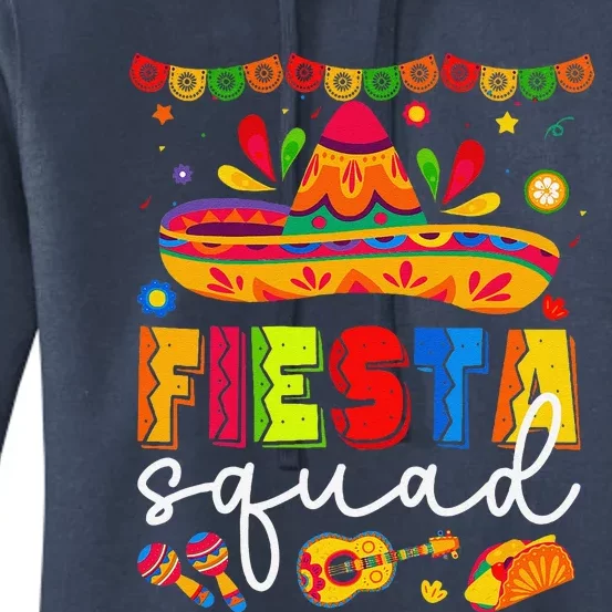 Cinco De Mayo Fiesta Squad Family Matching Group Women's Pullover Hoodie