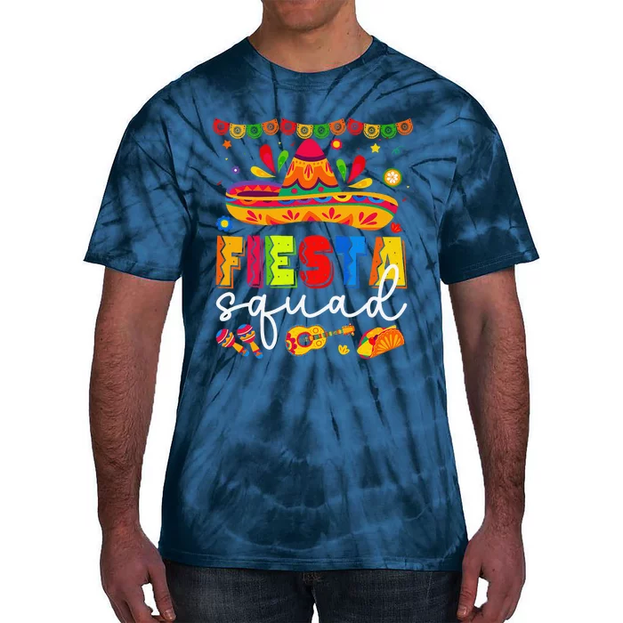 Cinco De Mayo Fiesta Squad Family Matching Group Tie-Dye T-Shirt