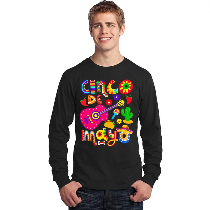 Cinco De Mayo Mexican Fiesta 5 De Mayo Tall Long Sleeve T-Shirt