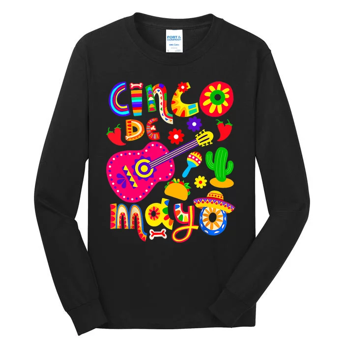 Cinco De Mayo Mexican Fiesta 5 De Mayo Tall Long Sleeve T-Shirt