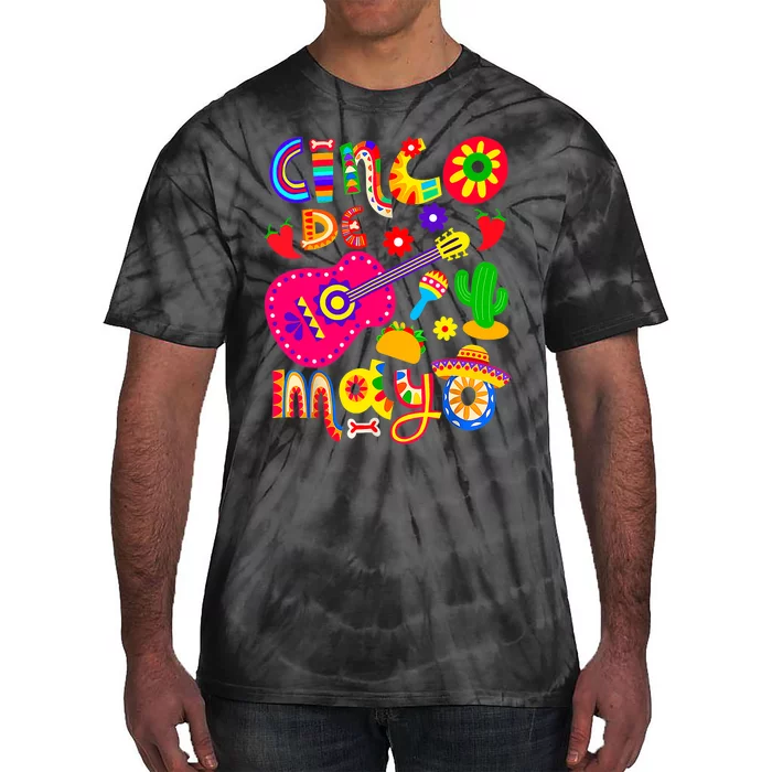 Cinco De Mayo Mexican Fiesta 5 De Mayo Tie-Dye T-Shirt