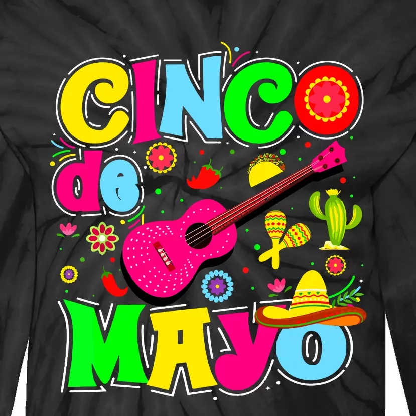 Cinco De Mayo Mexican Fiesta 5 De Mayo Women Tie-Dye Long Sleeve Shirt