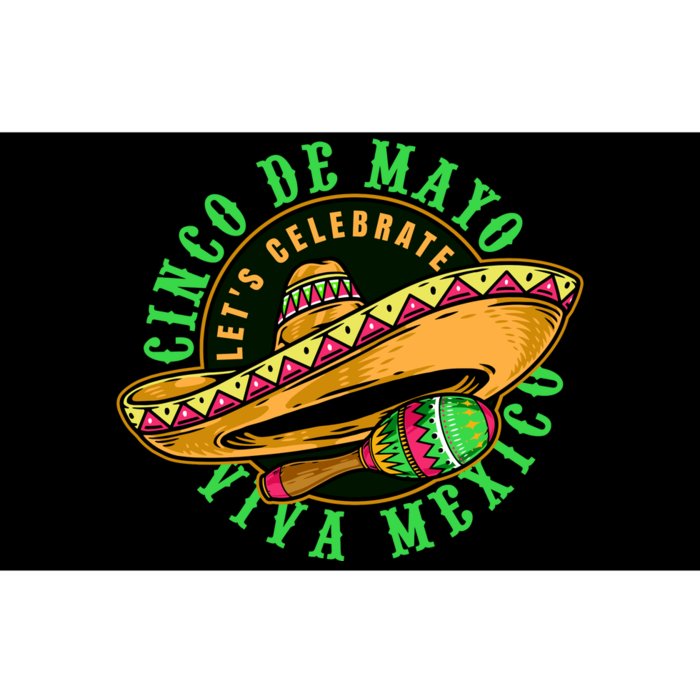 Cinco De Mayo Viva Mexico Bumper Sticker