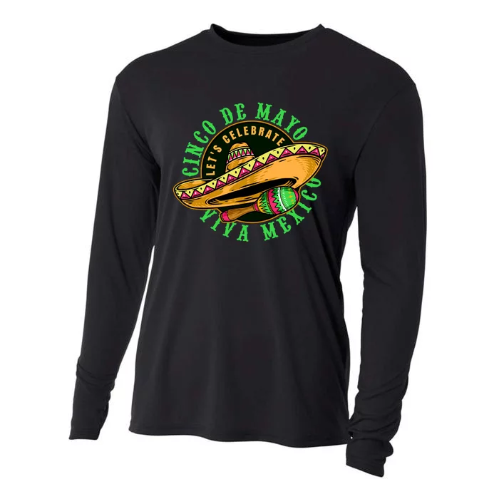 Cinco De Mayo Viva Mexico Cooling Performance Long Sleeve Crew