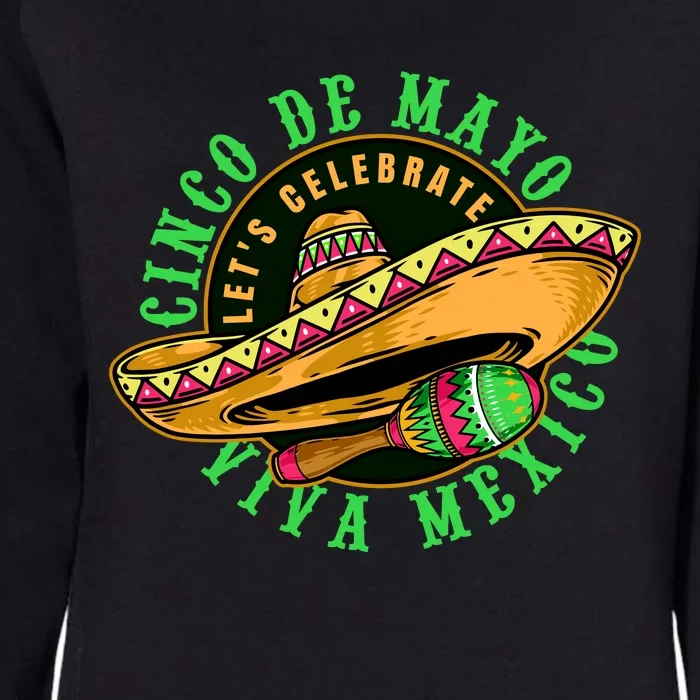 Cinco De Mayo Viva Mexico Womens California Wash Sweatshirt