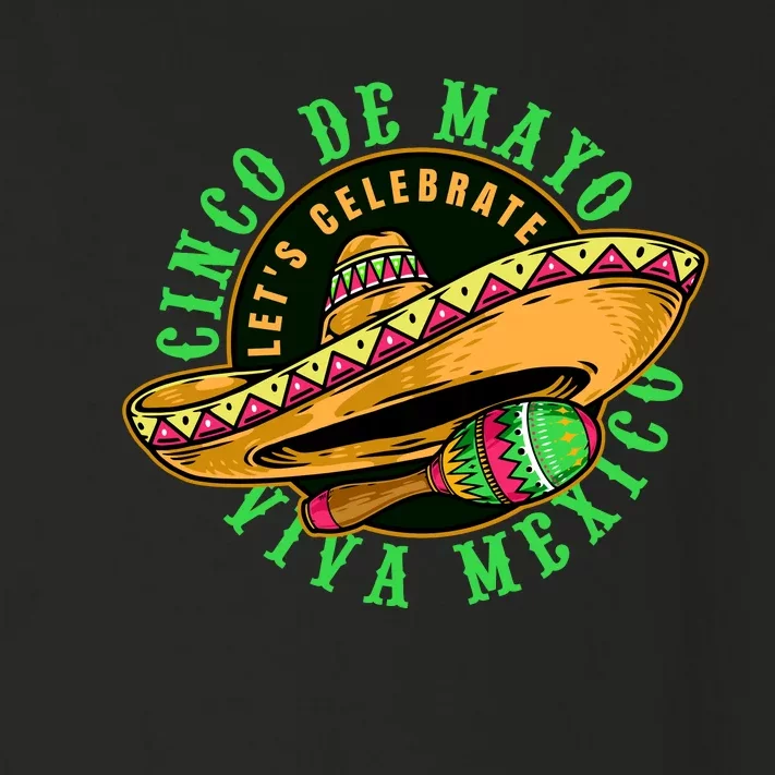 Cinco De Mayo Viva Mexico Toddler Long Sleeve Shirt