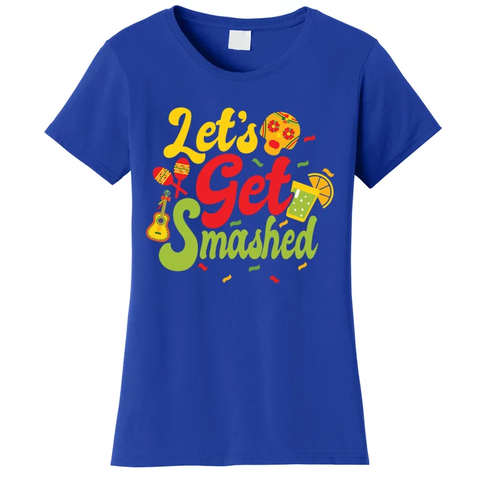 Cinco De Mayo Donkey Ig O Lets Get Smashed Gift Women's T-Shirt