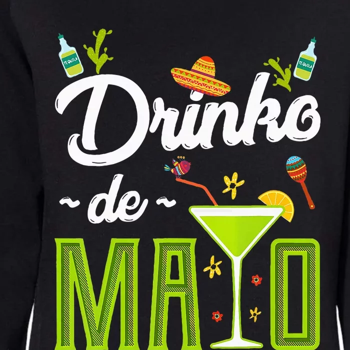 Cinco De Mayo Drinko De Mayo Fiesta Mexican Party Womens California Wash Sweatshirt