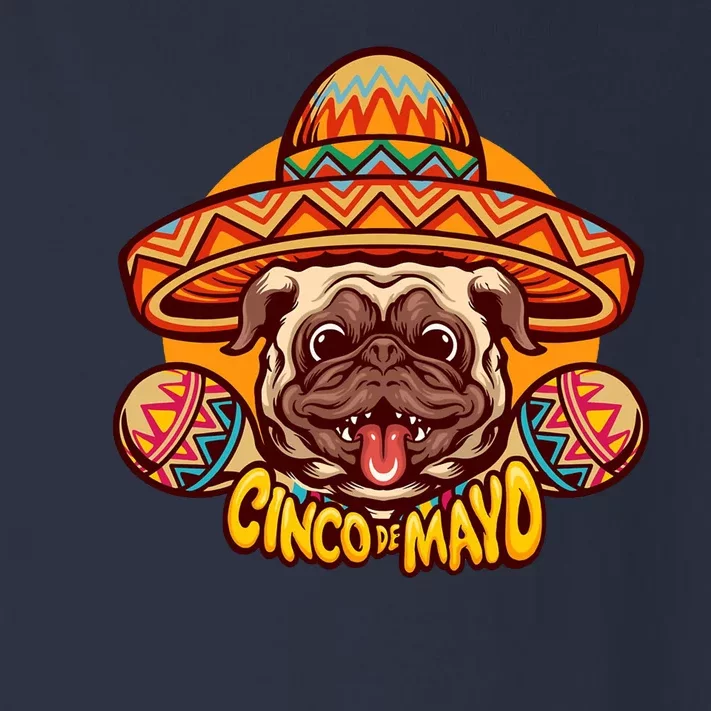 Cinco De Mayo Cute Pug Toddler Long Sleeve Shirt