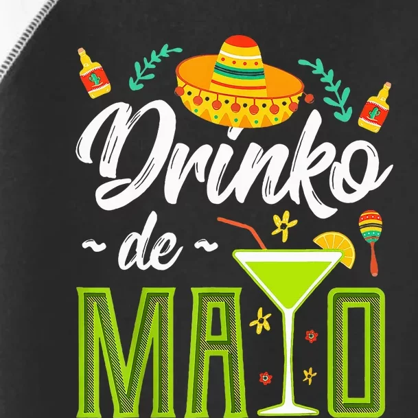 Cinco De Mayo Drinko De Mayo Fiesta Mexican Toddler Fine Jersey T-Shirt