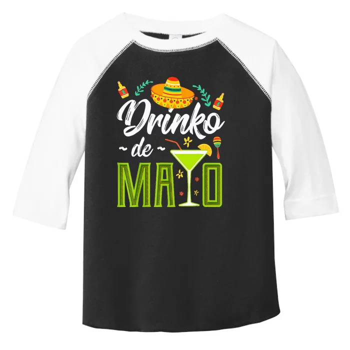 Cinco De Mayo Drinko De Mayo Fiesta Mexican Toddler Fine Jersey T-Shirt