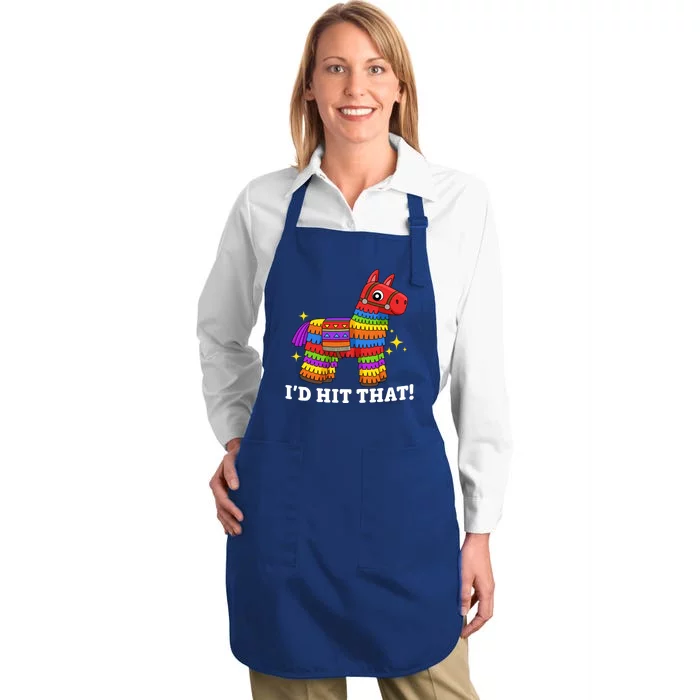 Cinco De Mayo Id Hit That Funny Pinata Full-Length Apron With Pocket